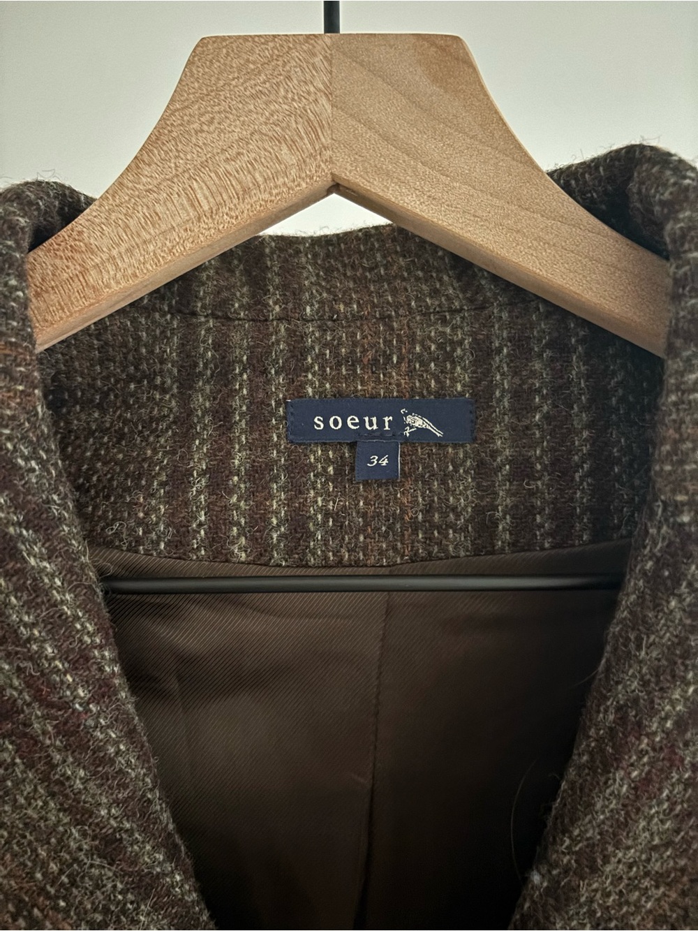Soeur Paris brown wool blazer - Picture 3 of 9